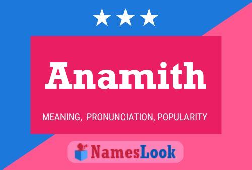 Póster del nombre Anamith