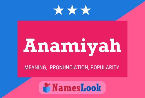 Póster del nombre Anamiyah