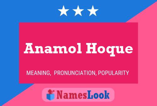 Póster del nombre Anamol Hoque