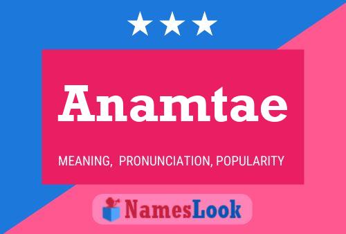 Póster del nombre Anamtae