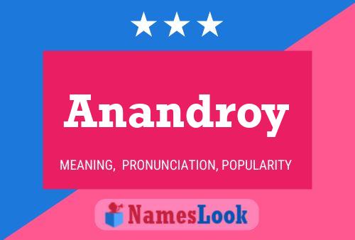 Póster del nombre Anandroy