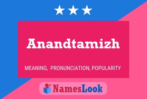 Póster del nombre Anandtamizh