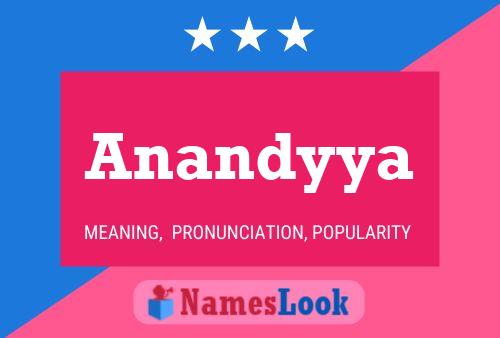 Póster del nombre Anandyya