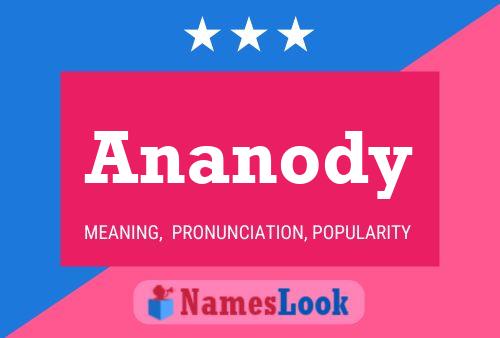 Póster del nombre Ananody