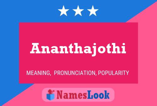 Póster del nombre Ananthajothi