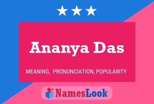 Póster del nombre Ananya Das