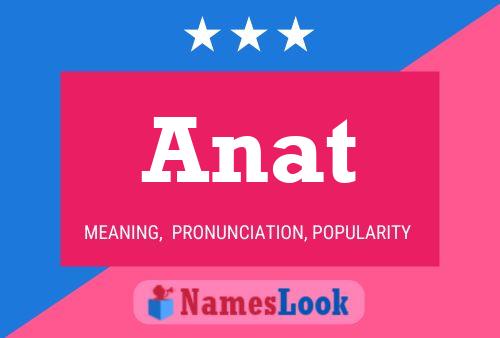 Póster del nombre Anat