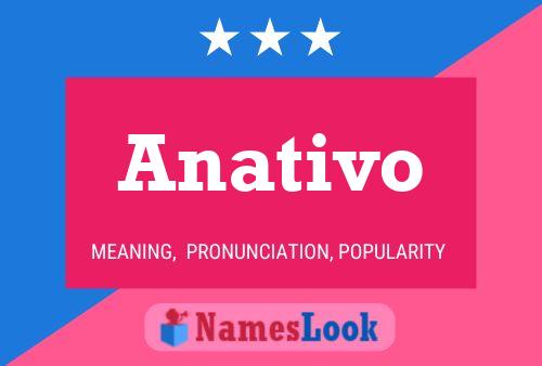 Póster del nombre Anativo