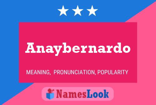 Póster del nombre Anaybernardo