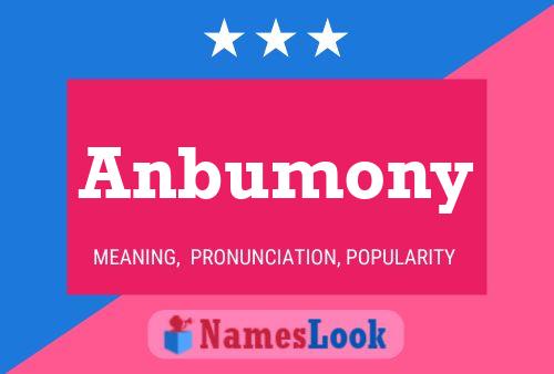 Póster del nombre Anbumony