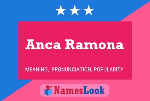 Póster del nombre Anca Ramona