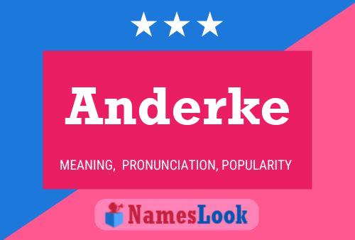 Póster del nombre Anderke