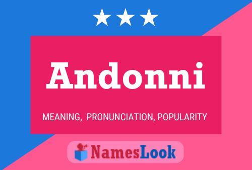 Póster del nombre Andonni