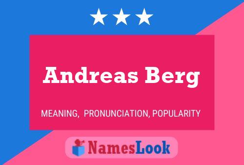 Póster del nombre Andreas Berg