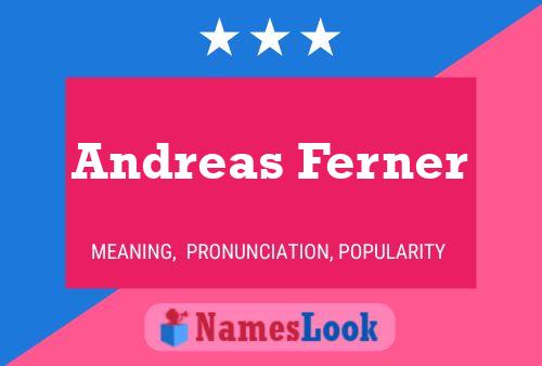 Póster del nombre Andreas Ferner