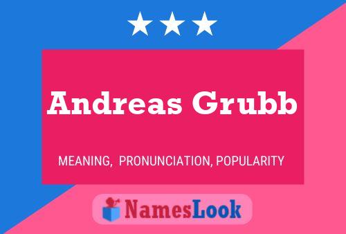 Póster del nombre Andreas Grubb