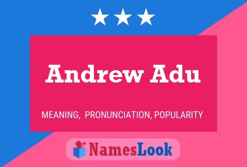 Póster del nombre Andrew Adu