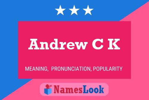 Póster del nombre Andrew C K