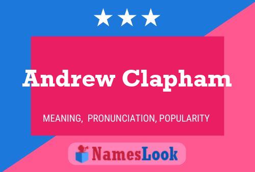 Póster del nombre Andrew Clapham