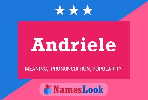 Póster del nombre Andriele