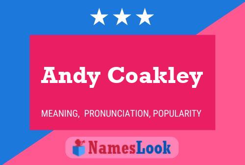 Póster del nombre Andy Coakley