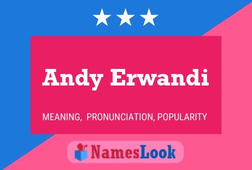 Póster del nombre Andy Erwandi