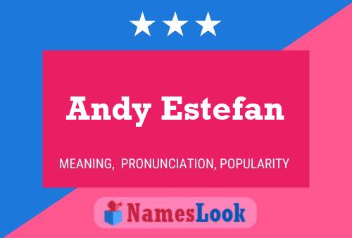 Póster del nombre Andy Estefan