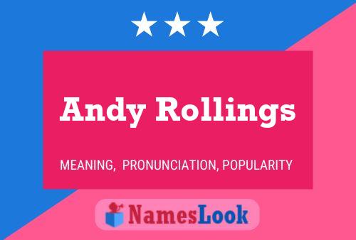 Póster del nombre Andy Rollings