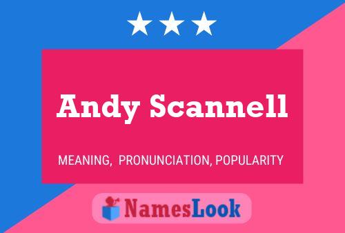 Póster del nombre Andy Scannell