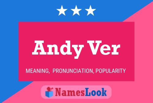 Póster del nombre Andy Ver