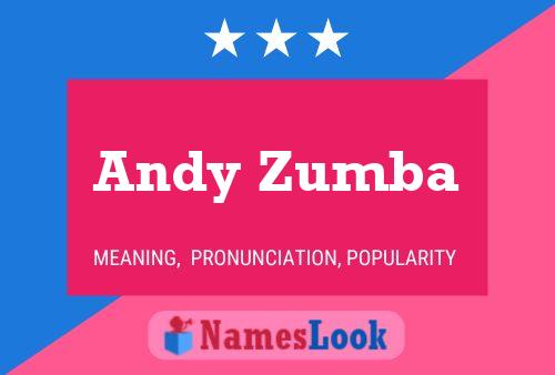 Póster del nombre Andy Zumba