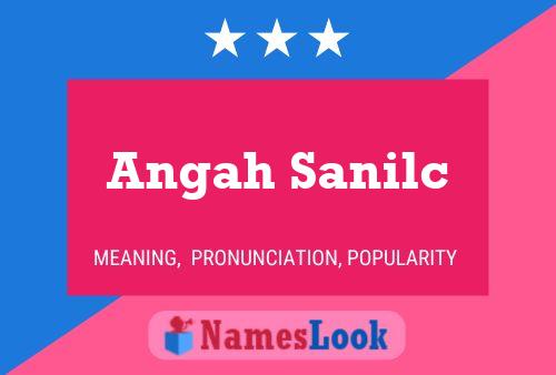 Póster del nombre Angah Sanilc