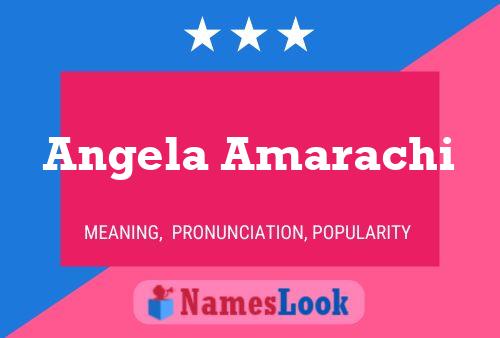 Póster del nombre Angela Amarachi