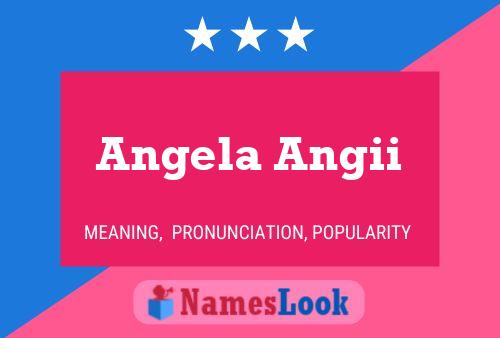 Póster del nombre Angela Angii