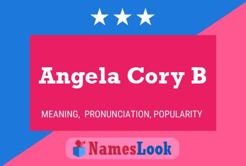 Póster del nombre Angela Cory B