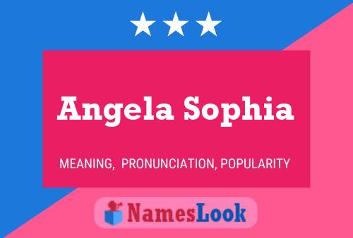 Póster del nombre Angela Sophia