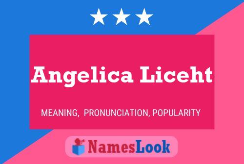 Póster del nombre Angelica Liceht