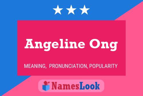 Póster del nombre Angeline Ong