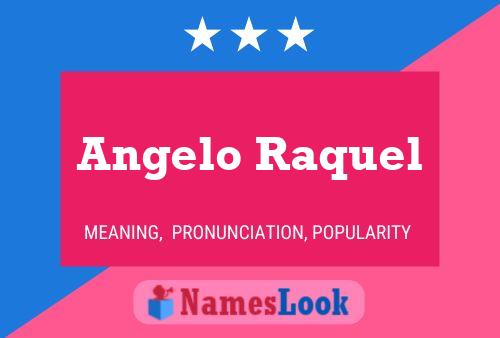 Póster del nombre Angelo Raquel