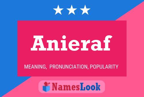 Póster del nombre Anieraf