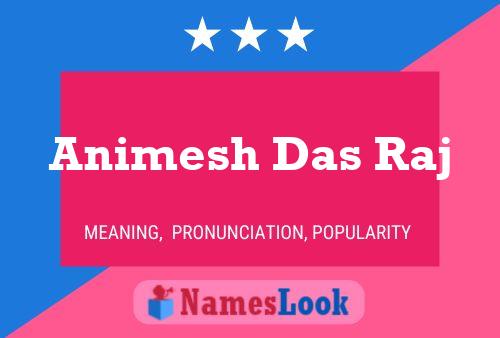 Póster del nombre Animesh Das Raj