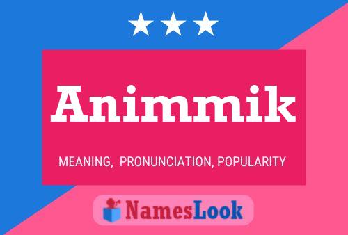 Póster del nombre Animmik