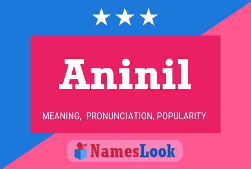 Póster del nombre Aninil