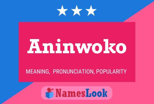 Póster del nombre Aninwoko