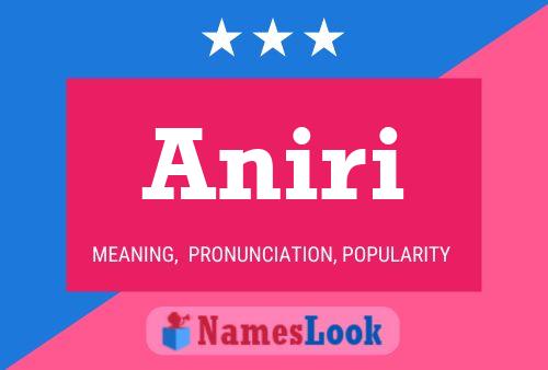 Póster del nombre Aniri