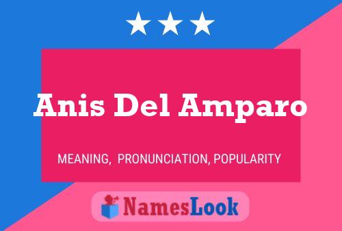 Póster del nombre Anis Del Amparo