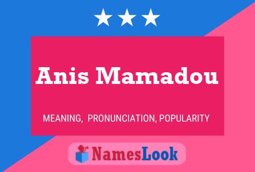 Póster del nombre Anis Mamadou