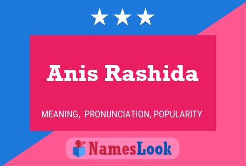 Póster del nombre Anis Rashida