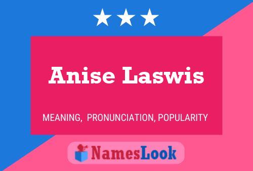 Póster del nombre Anise Laswis