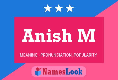 Póster del nombre Anish M